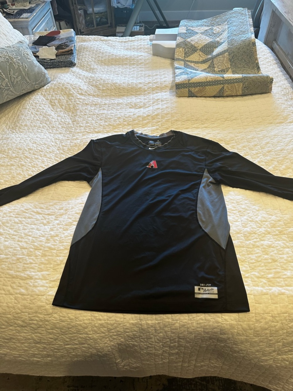 Arizona Diamondbacks Black Long Sleeve Athletic Top